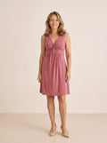 Florenza – Women's Twist-Front V-Neck Midi Dress