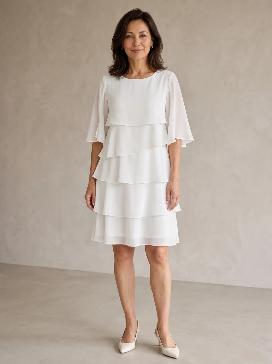 Florelle – Women's Layered Ruffle Dress