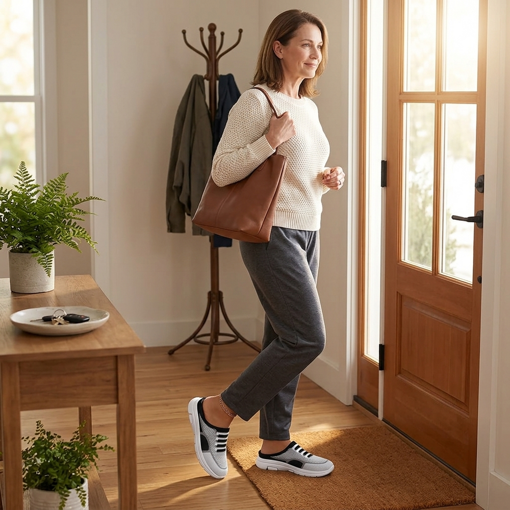 Stepvana – Breathable Air Cushion Slip On Mules for Women