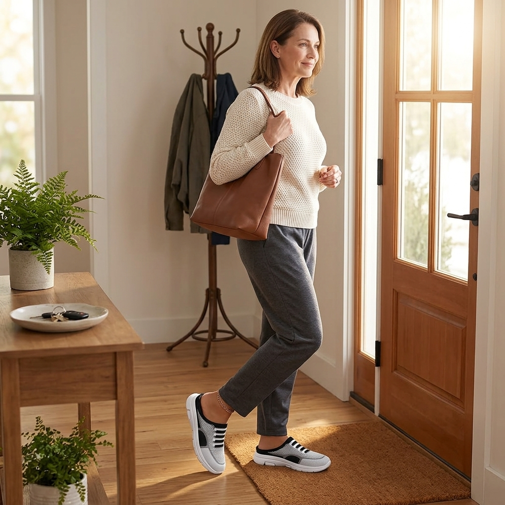 Stepvana – Breathable Air Cushion Slip On Mules for Women