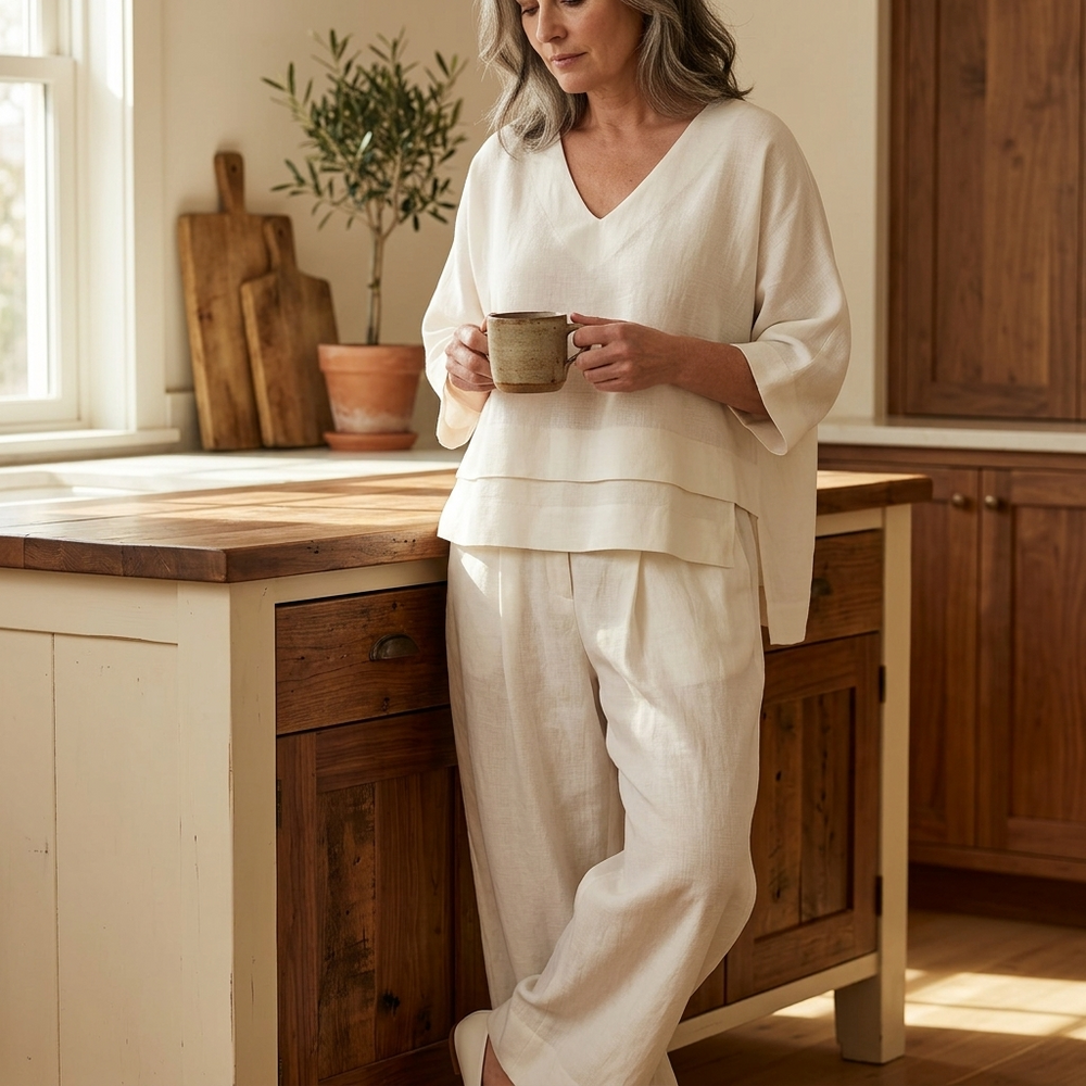 Lunavia – Women's Asymmetric Two-Piece Set