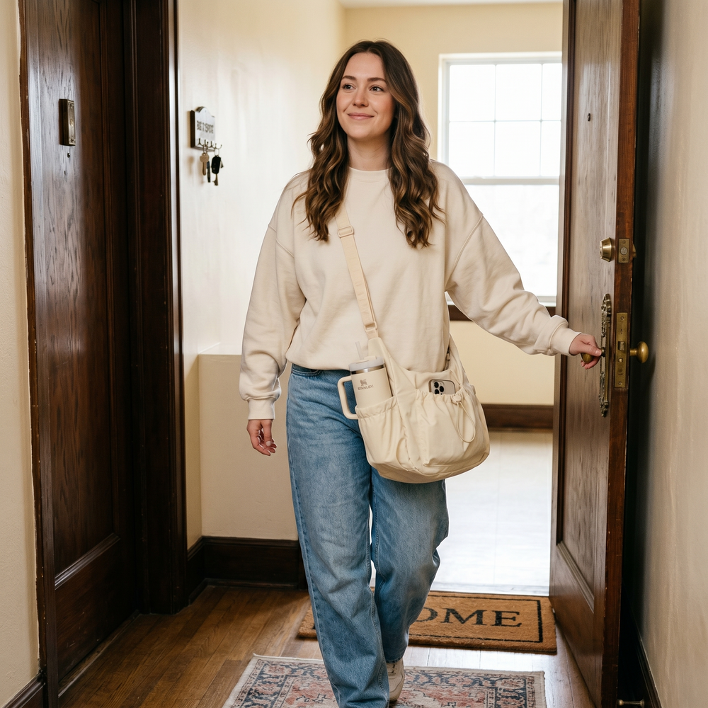 Nela – Slouchy Hobo Crossbody Bag