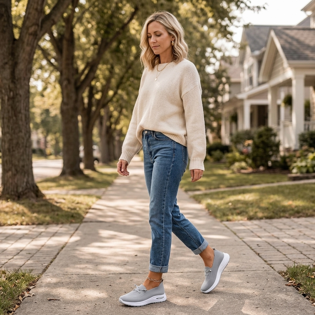 Strideflow – Lightweight Mesh Slip-On Sneakers