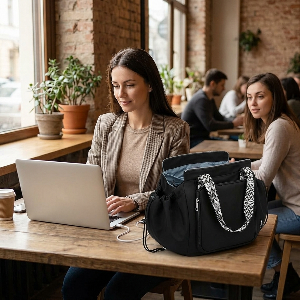 Carrova – Organized Everyday Tote with Backpack Straps