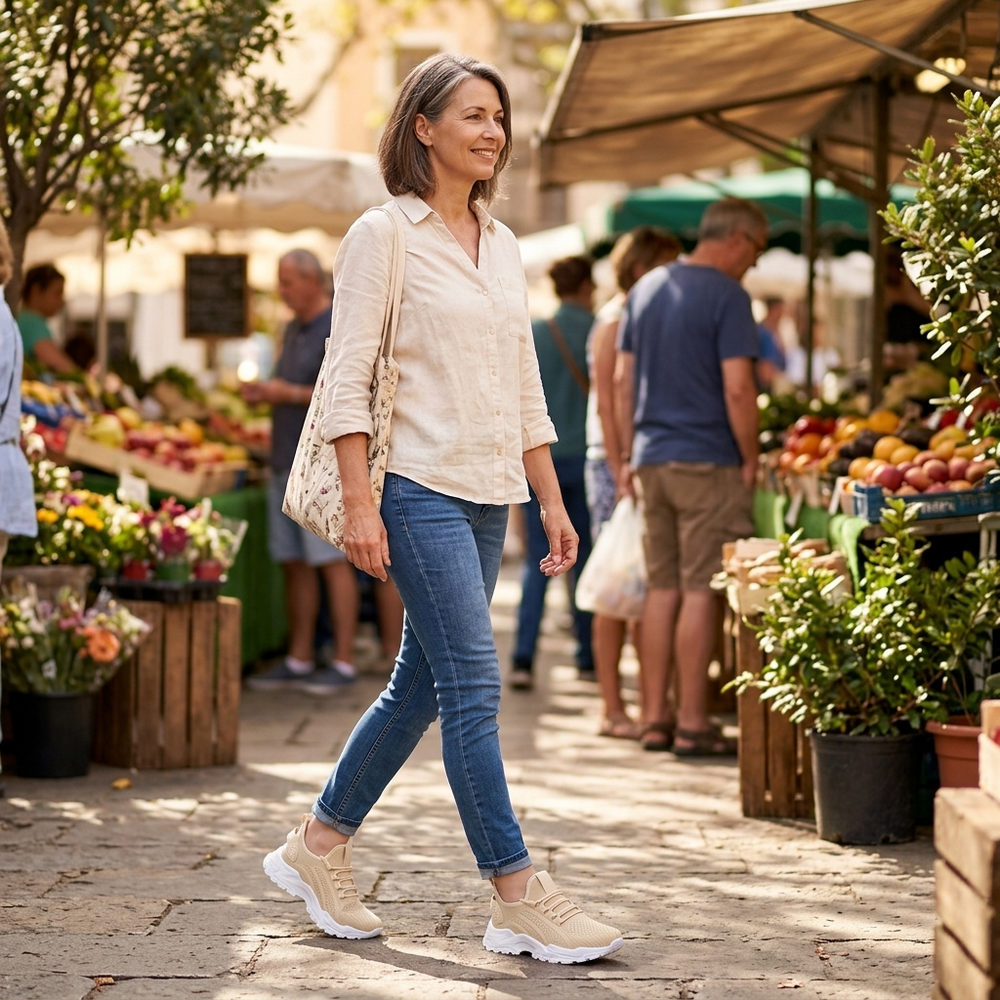 Aerloom – Women's Breathable Knit Sneakers for All Day Comfort