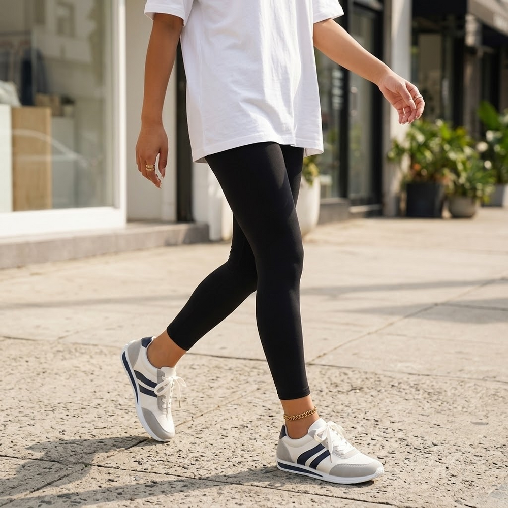 LunaWalk – Lightweight Retro Stripe Walking Sneakers