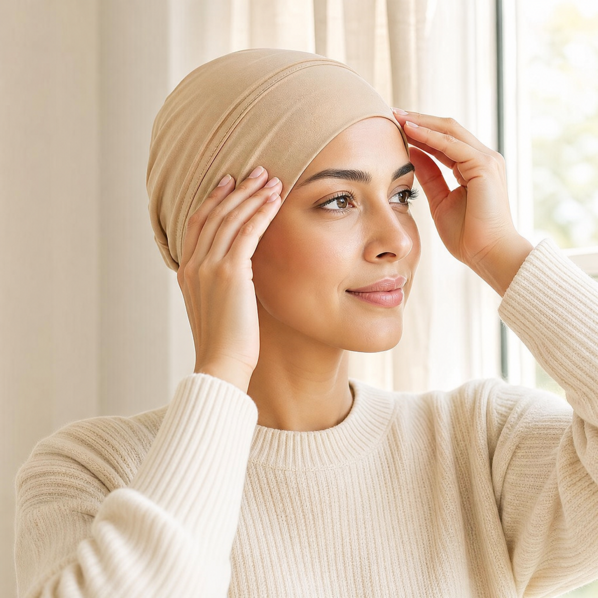 Solenna – Soft Stretch Turban Cap
