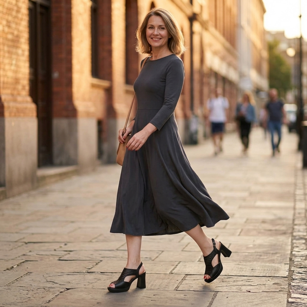 Tessara – Women's Breathable Woven Heel Sandals