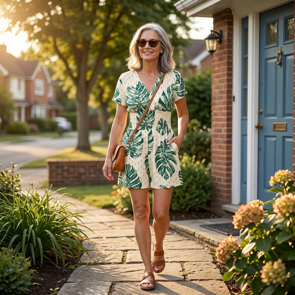 Solena – Breezy V Neck Summer Romper