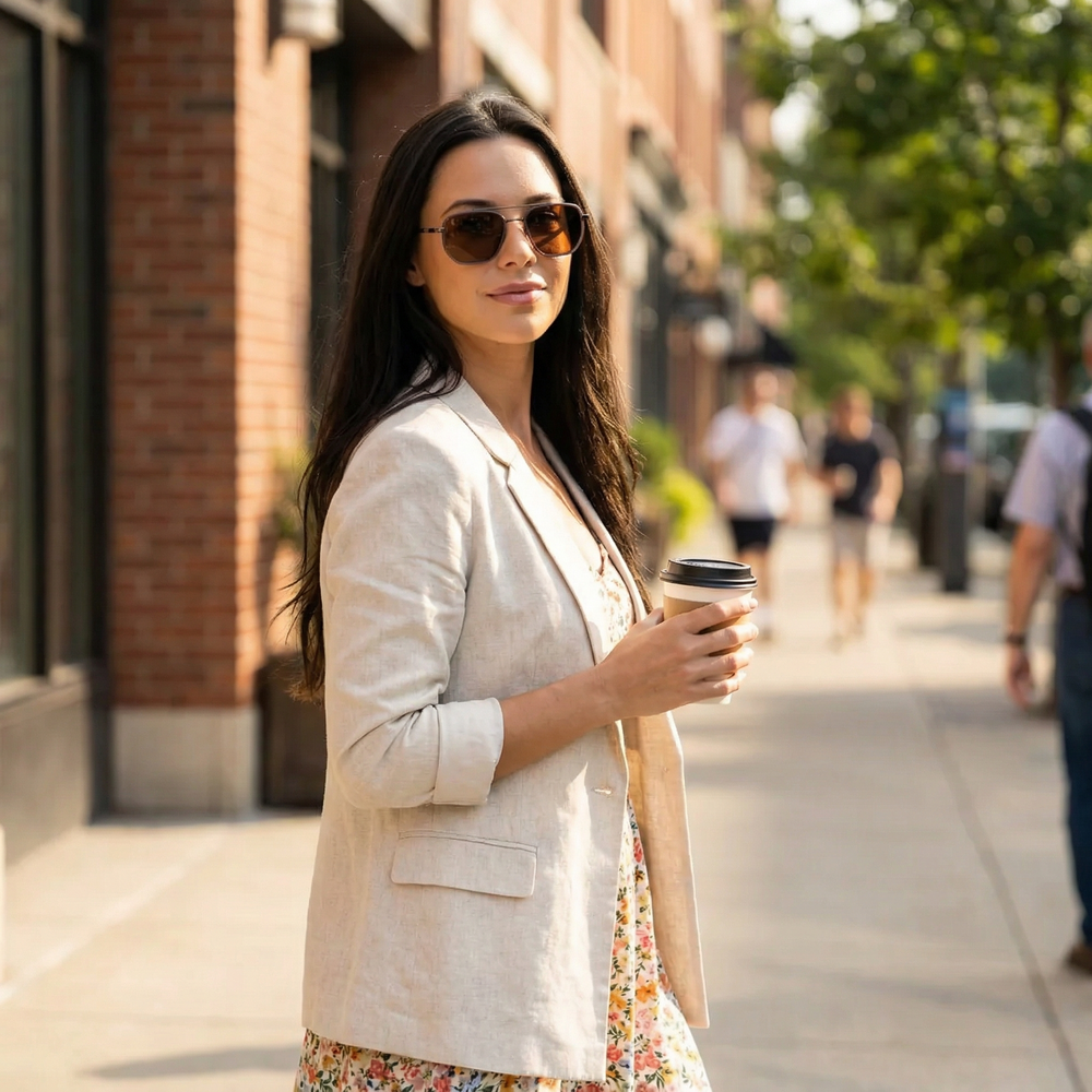 Solara – Tangle Free Polarized Aviator Sunglasses
