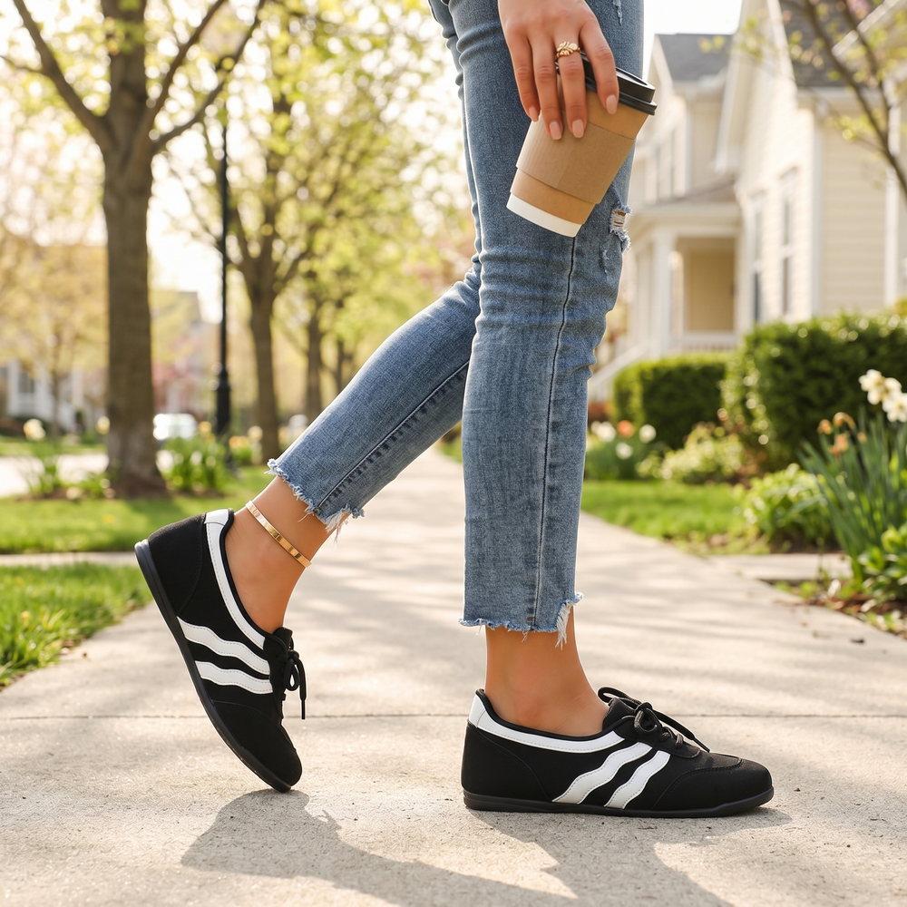 Lunelle – Retro Slip-On Sneakers