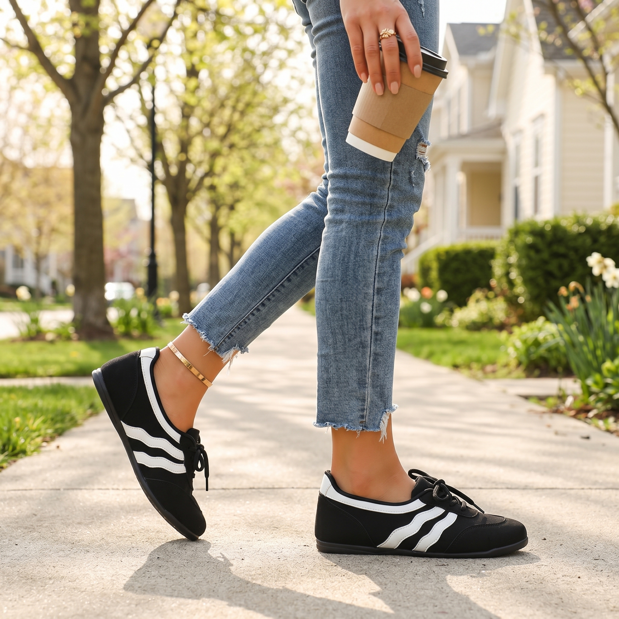 Lunelle – Retro Slip-On Sneakers