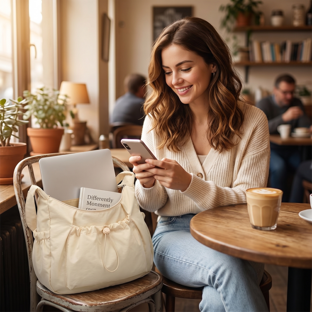 Nela – Slouchy Hobo Crossbody Bag