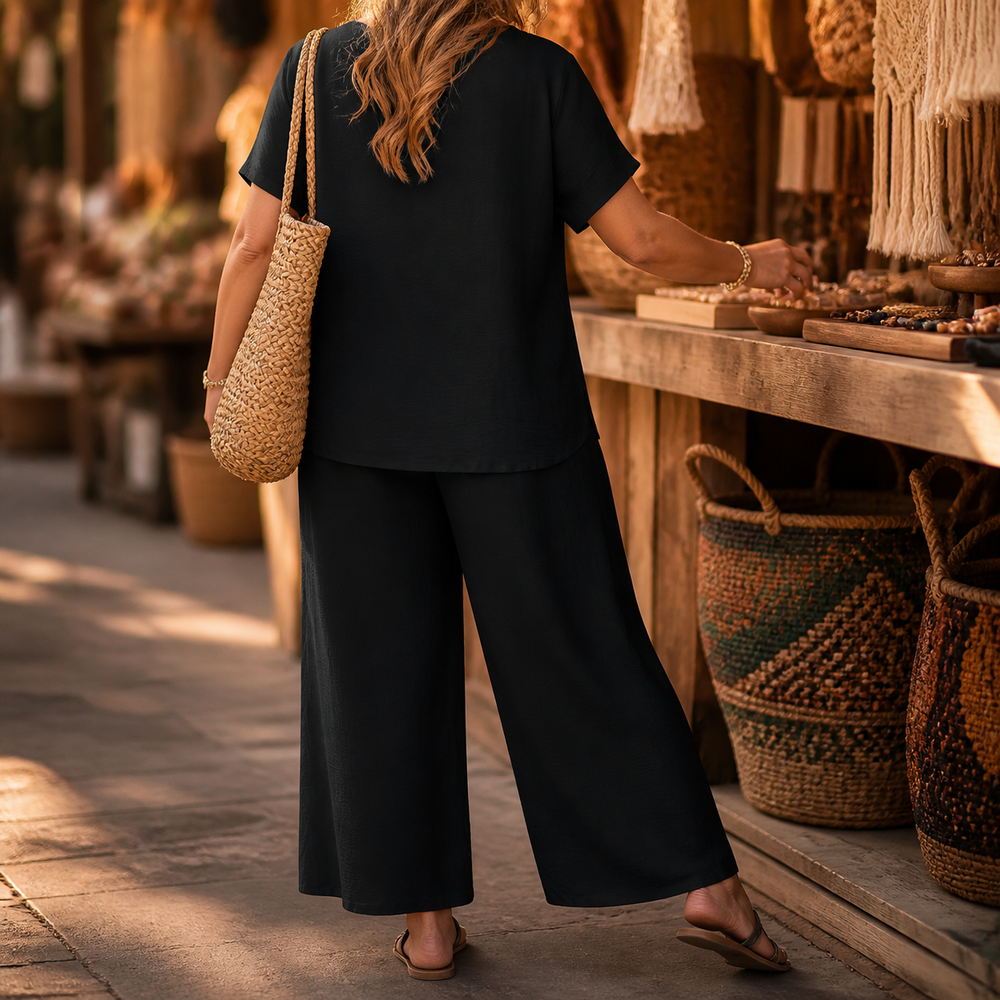 Rivelle – Women's Relaxed Plus-Size Two-Piece Set