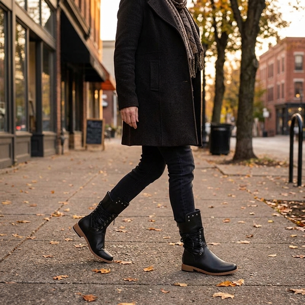 Westlyn – Women's Wool Lined Lace Up Ankle Boots