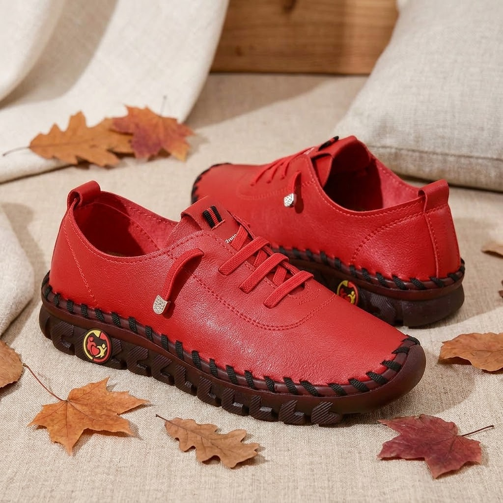 Marlowe – Hand-Stitched PU Loafers for All-Day Comfort