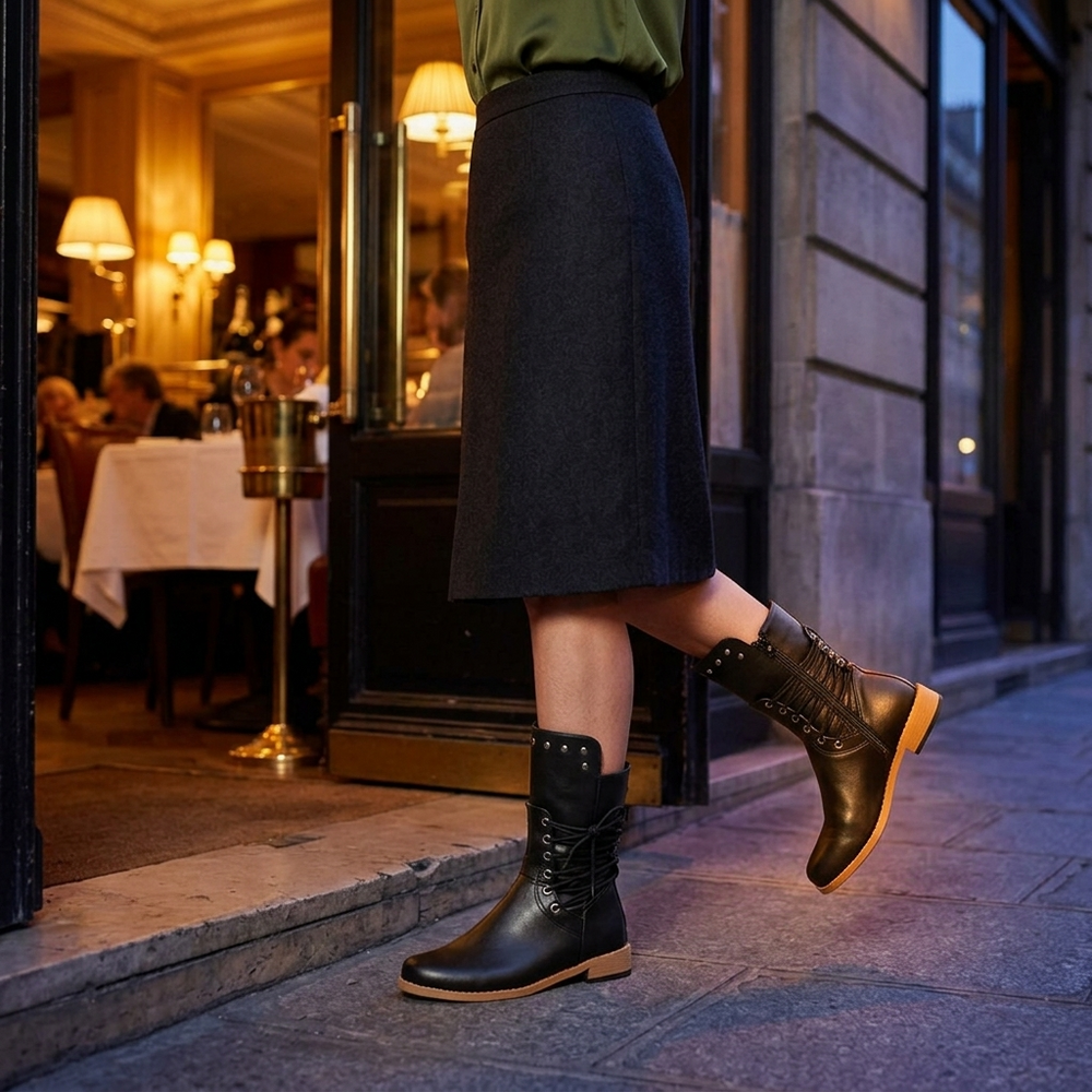 Westlyn – Women's Wool Lined Lace Up Ankle Boots