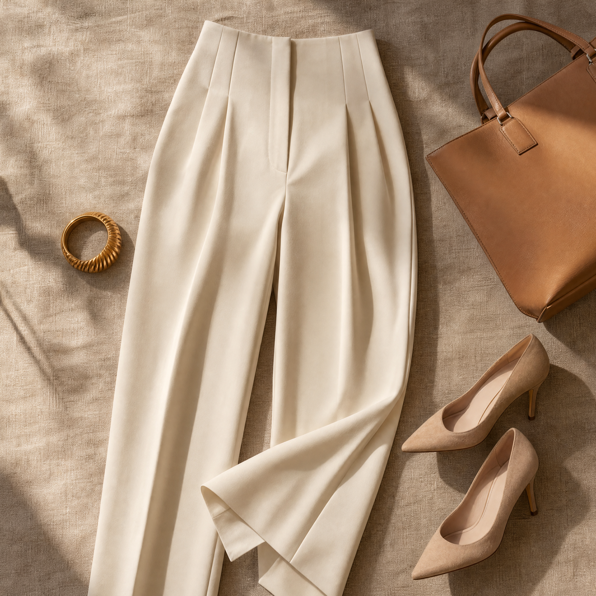 Velora – Women's Tailored Pleated Trousers