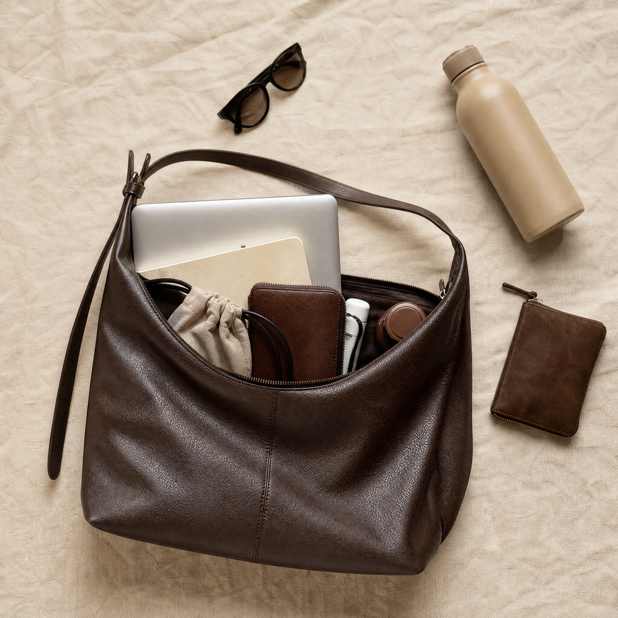 Siena – Slouchy Leather Hobo Bag for Everyday