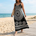 Mandara – Bohemian Mandala Maxi Dress