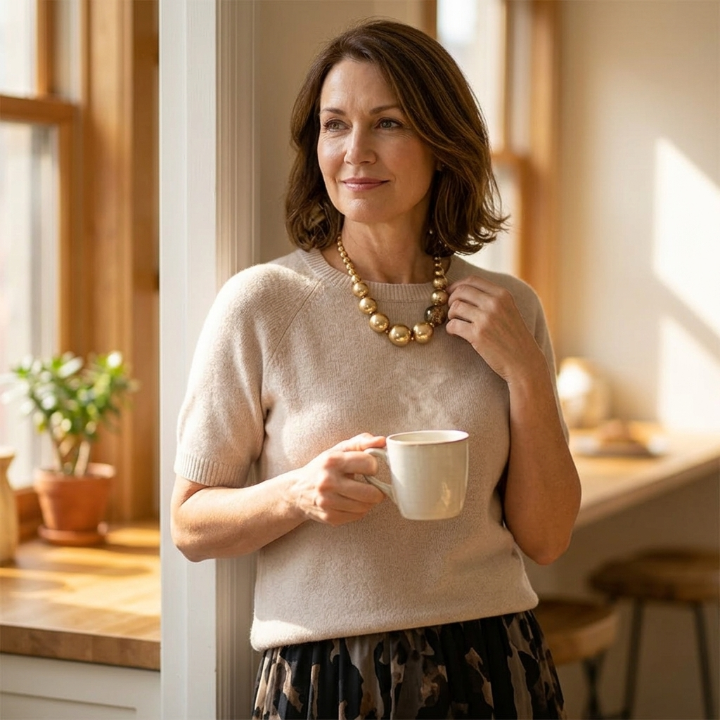 Vivara – Women's Soft Knit & Leopard Skirt Set