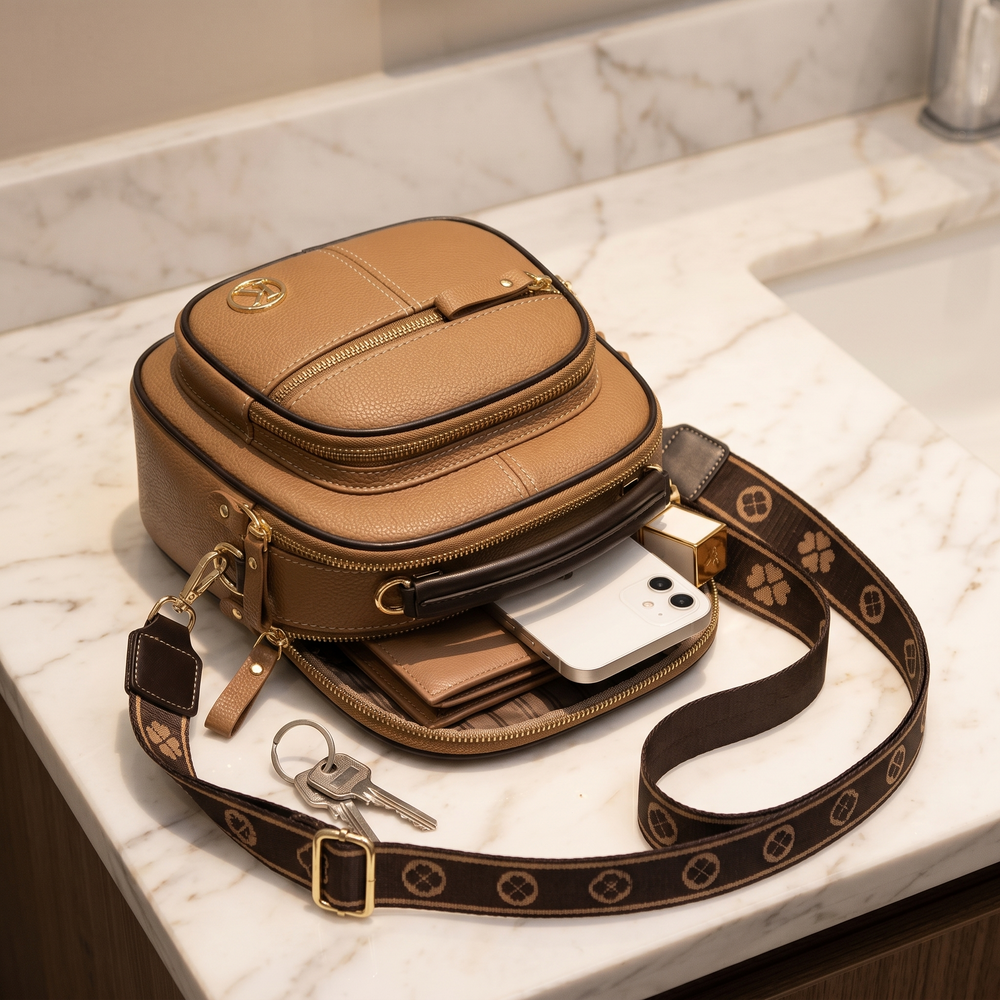 Velora – Multi-Compartment Crossbody Bag