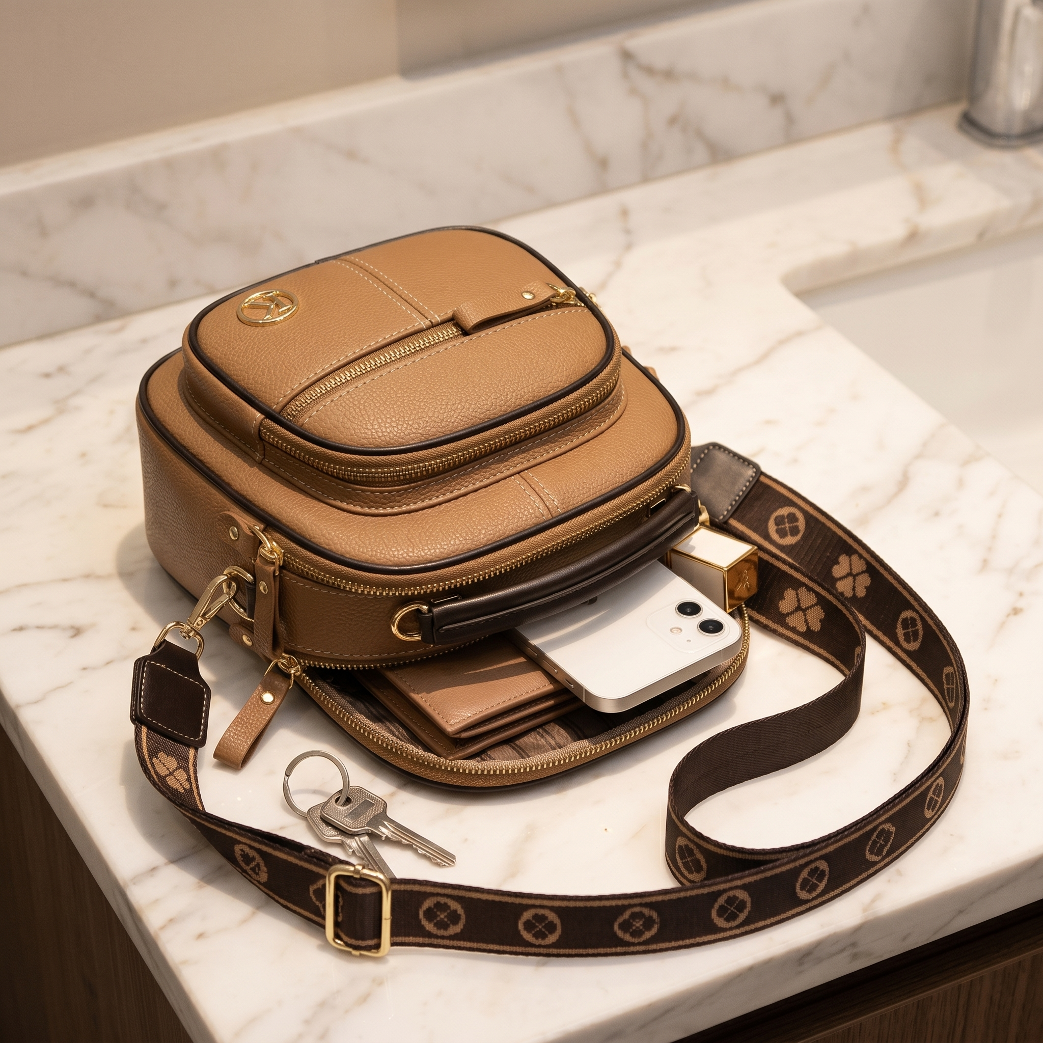 Velora – Multi-Compartment Crossbody Bag