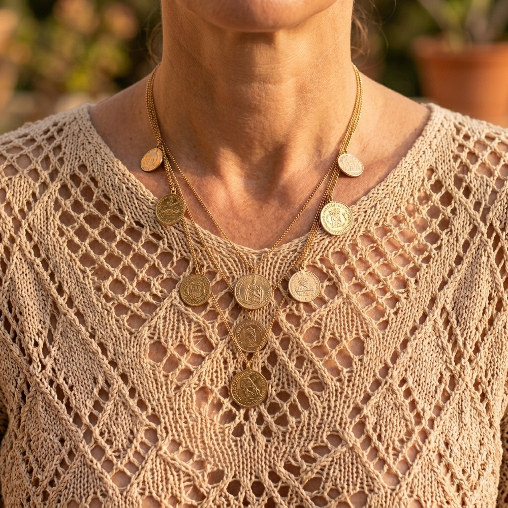 Sunfara – Women's Bohemian Crochet V-Neck Top