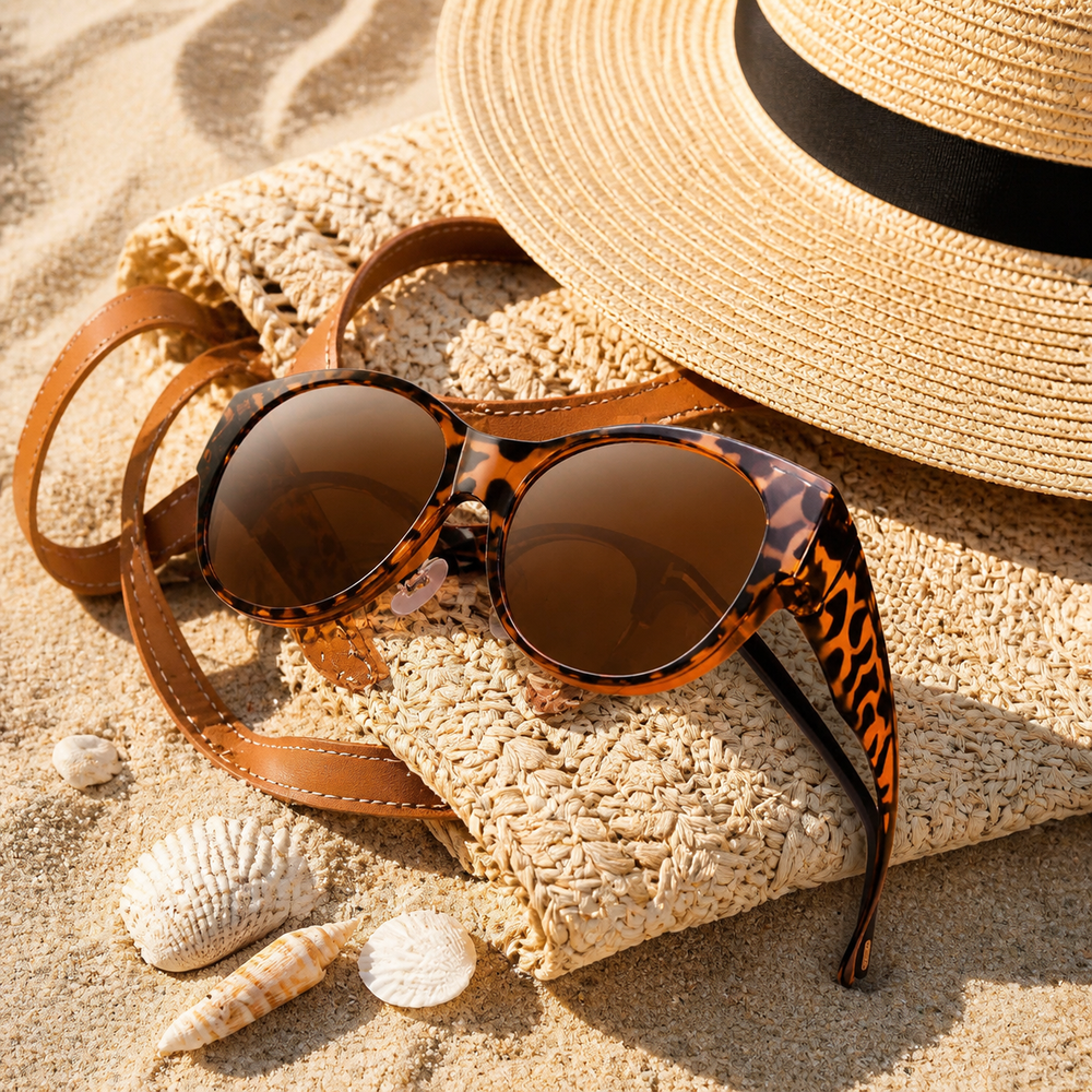 Soluna – Oversized Cat Eye Sunglasses for Wear Over Glasses