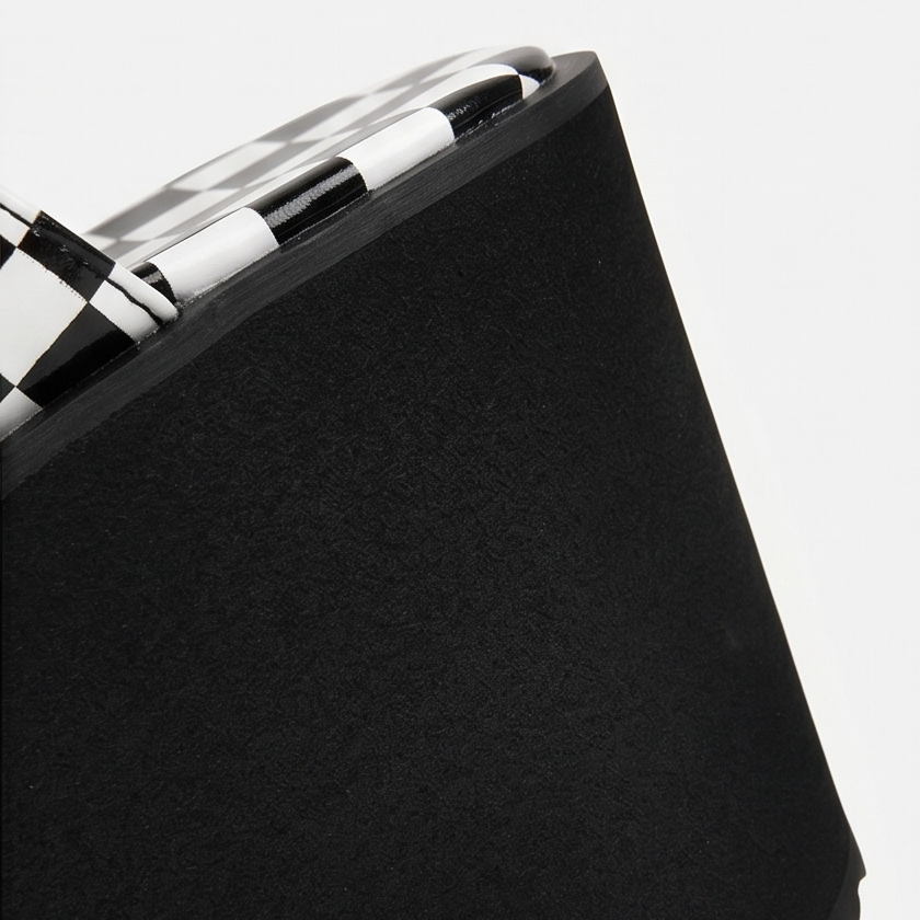 Livia – Checkered Platform Wedge Sandals