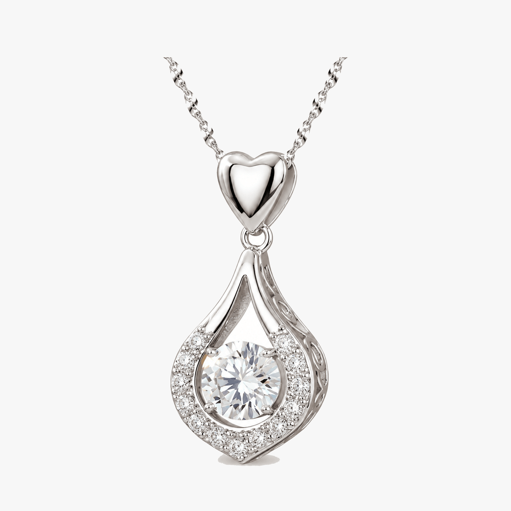 Lunavia – Dancing Stone Teardrop Pendant Necklace