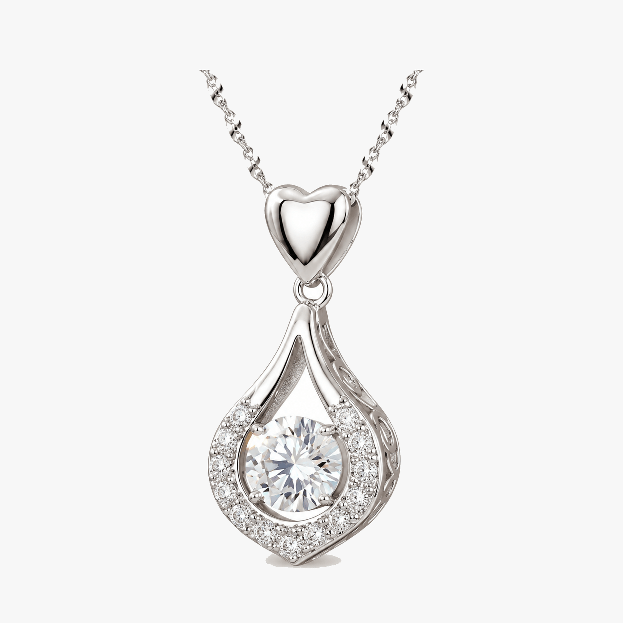 Lunavia – Dancing Stone Teardrop Pendant Necklace