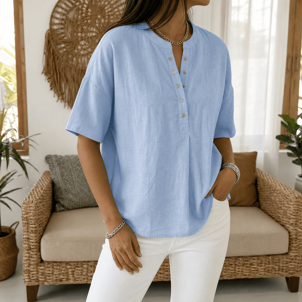 Lunavia Effortless Women's Henley Blouse