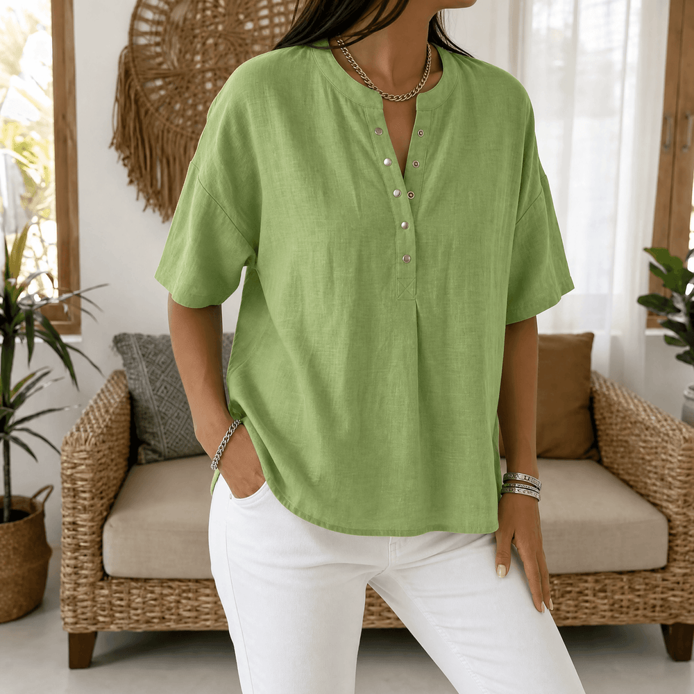 Lunavia Effortless Women's Henley Blouse