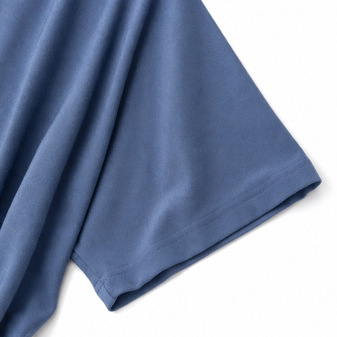 Lunavia – Oversized Boxy Tee with Side Slits, Hip-Length