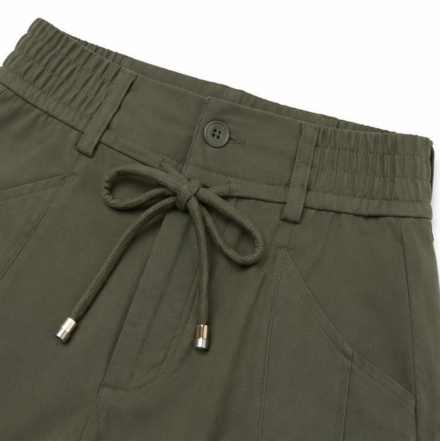 Lunelle – Wide-Leg Trousers With Front Seam Detail For Women