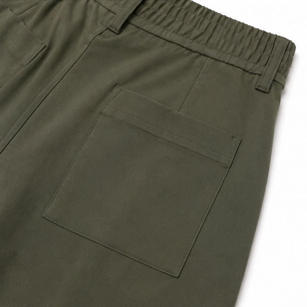 Lunelle – Wide-Leg Trousers With Front Seam Detail For Women