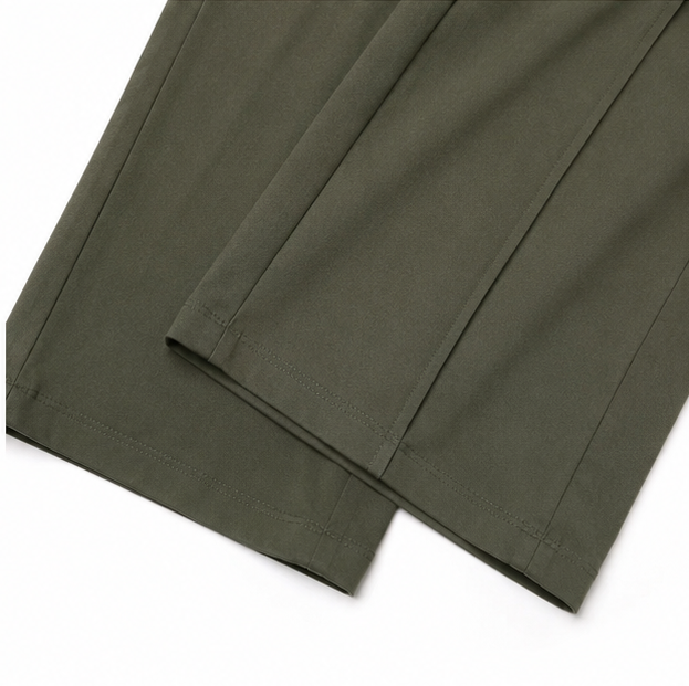 Lunelle – Wide-Leg Trousers With Front Seam Detail For Women