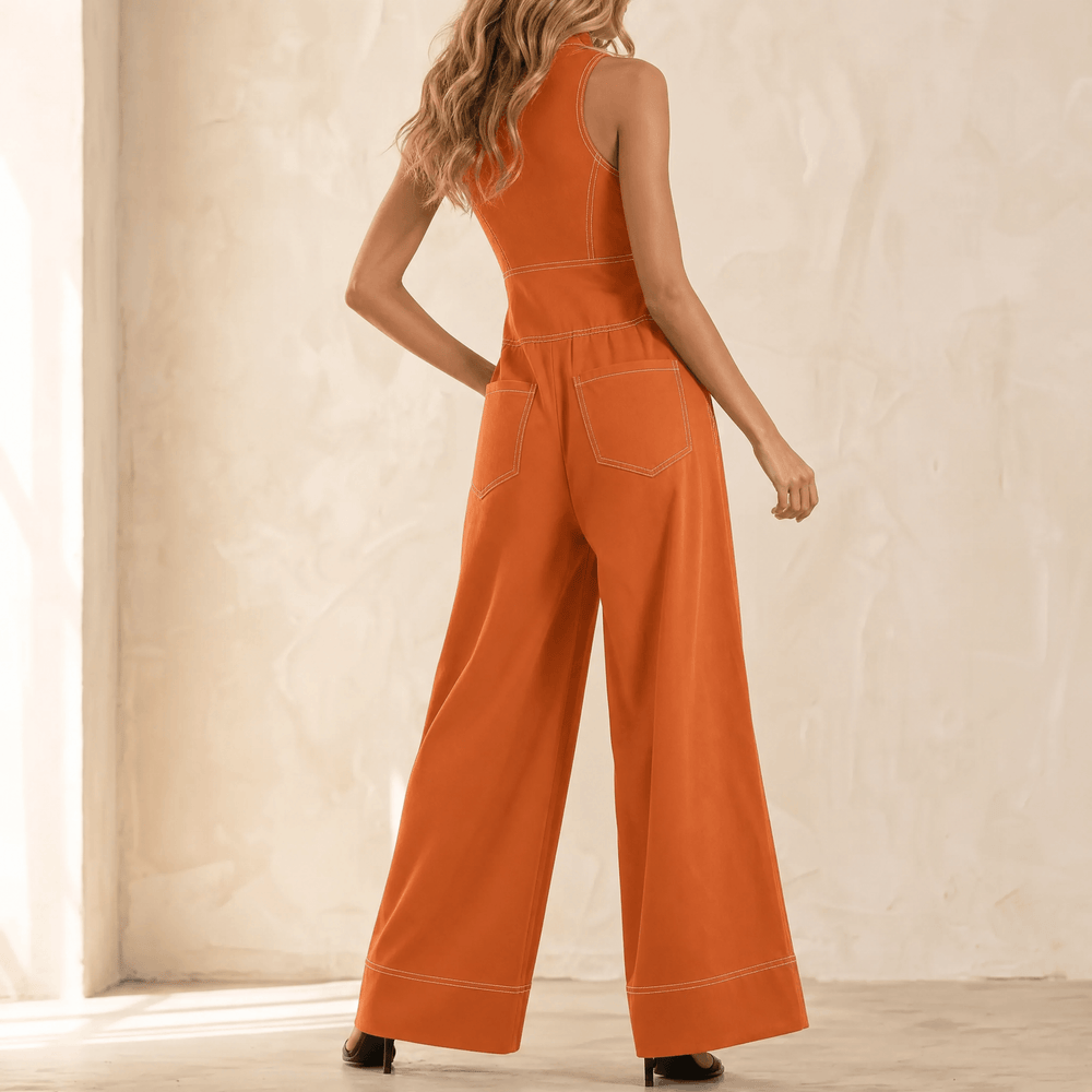 Lunelle – Women's Sculpted Halter Jumpsuit