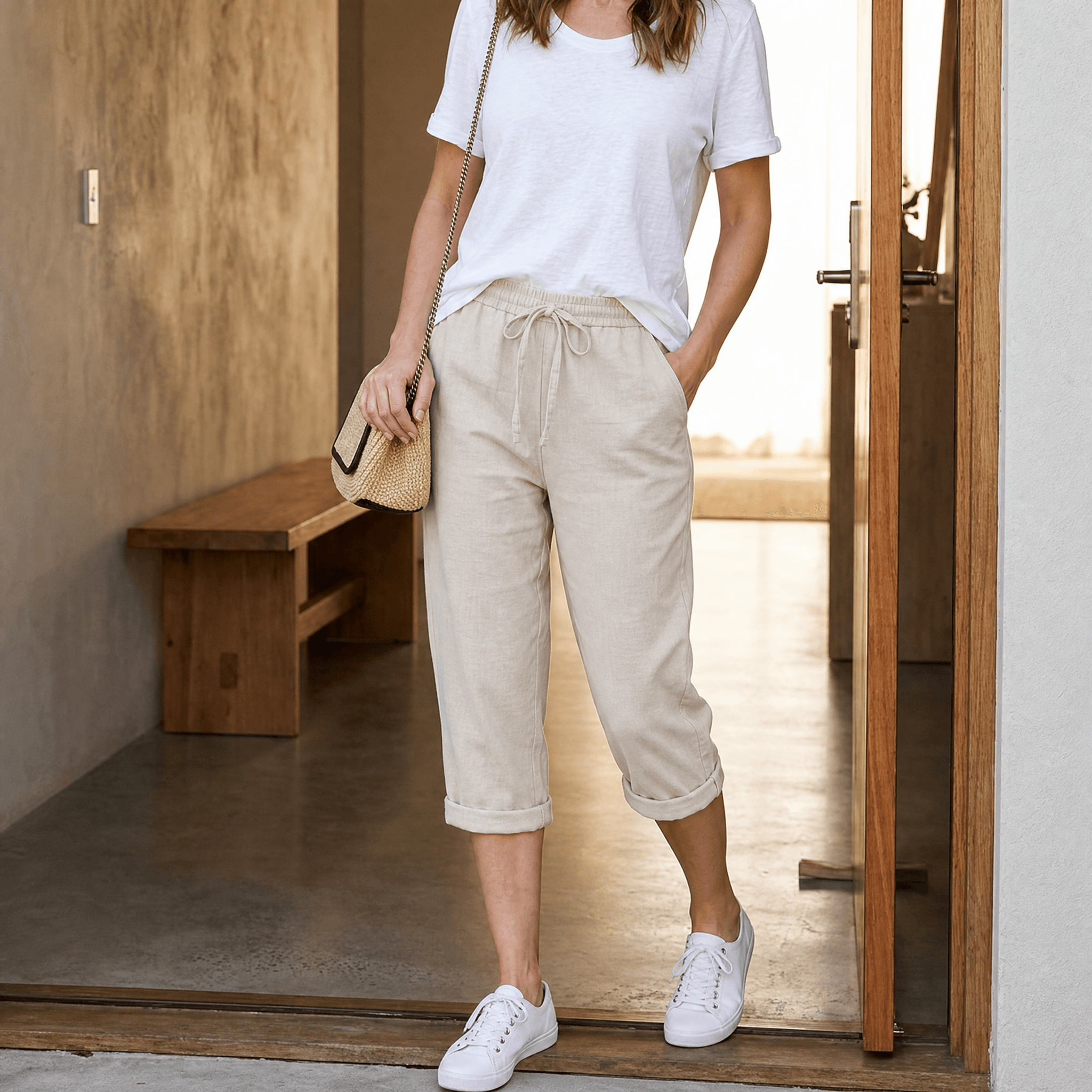 Lyora – Women's Capri Pants for Effortless Everyday Style