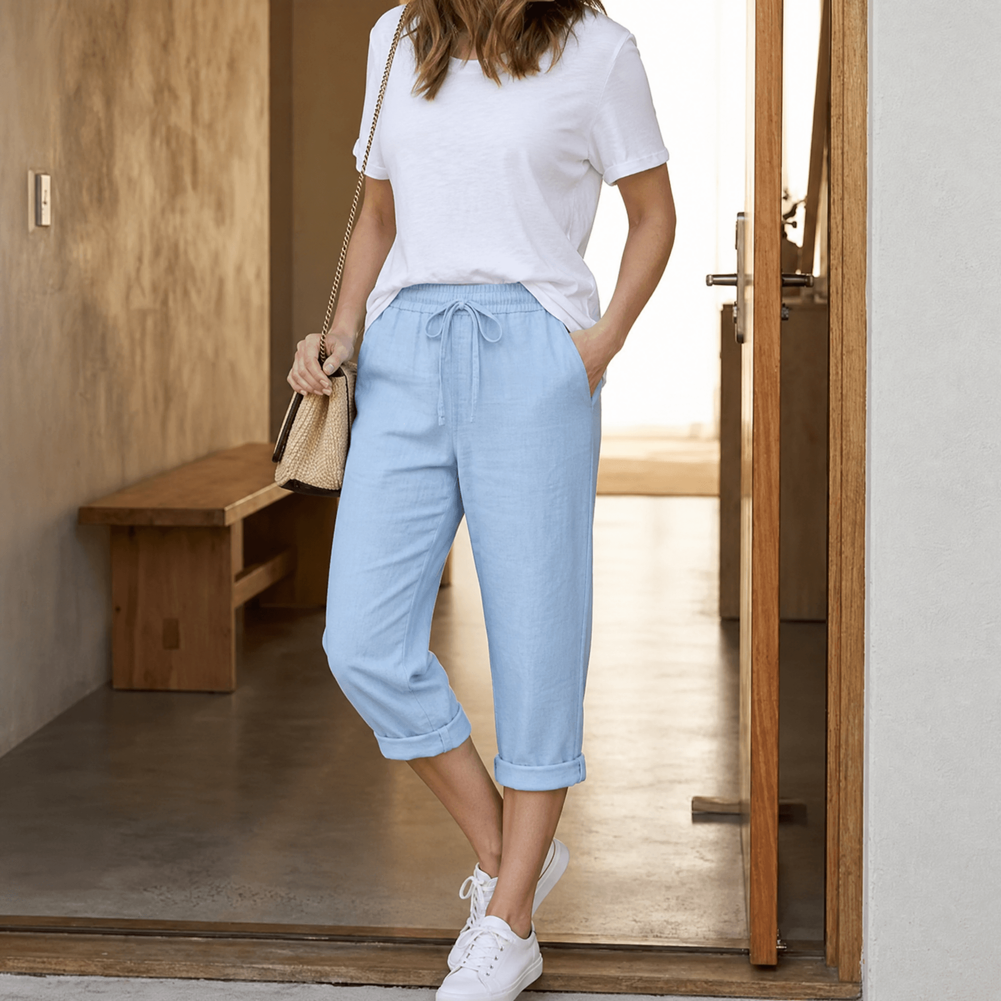 Lyora – Women's Capri Pants for Effortless Everyday Style