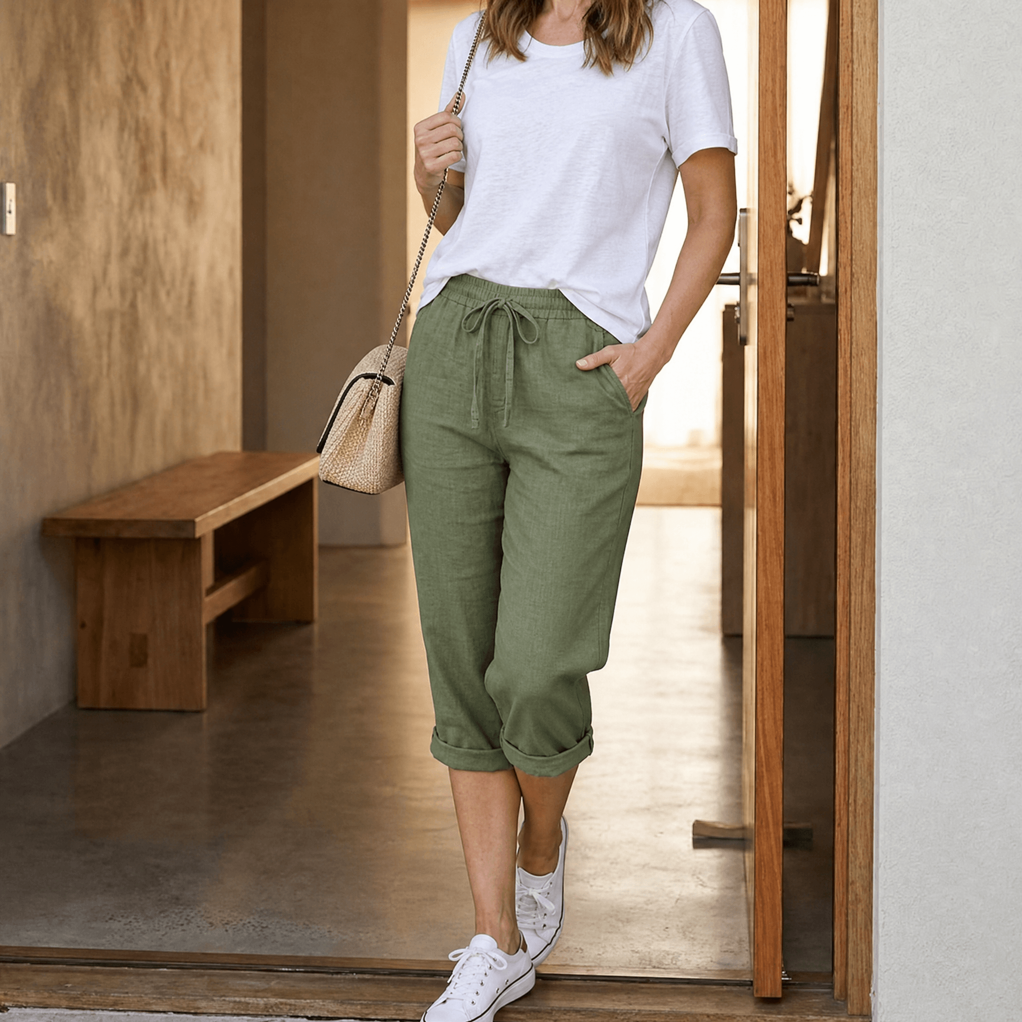 Lyora – Women's Capri Pants for Effortless Everyday Style