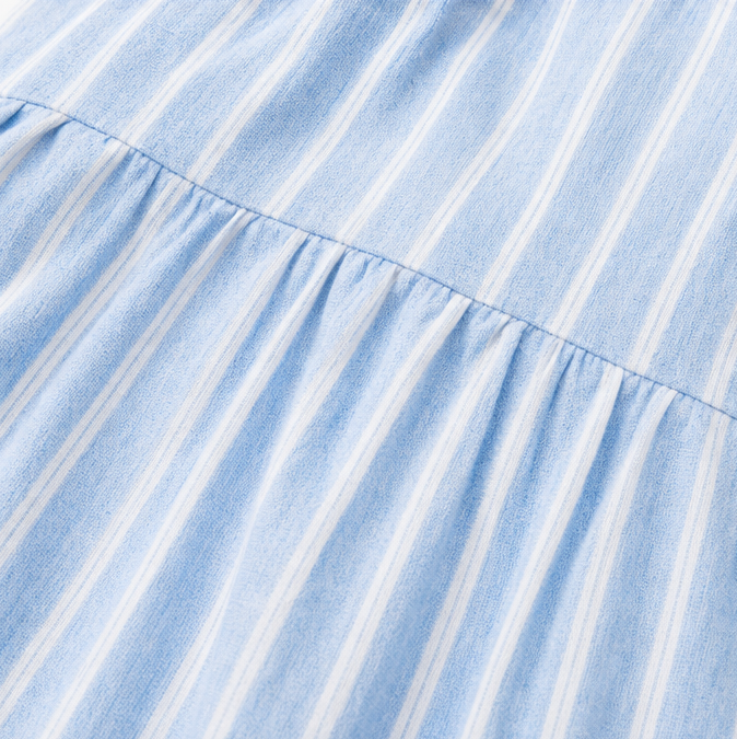 Marella – Sleeveless Striped Midi Dress with Pockets, Breezy Drop-Waist Summer Dress for Women