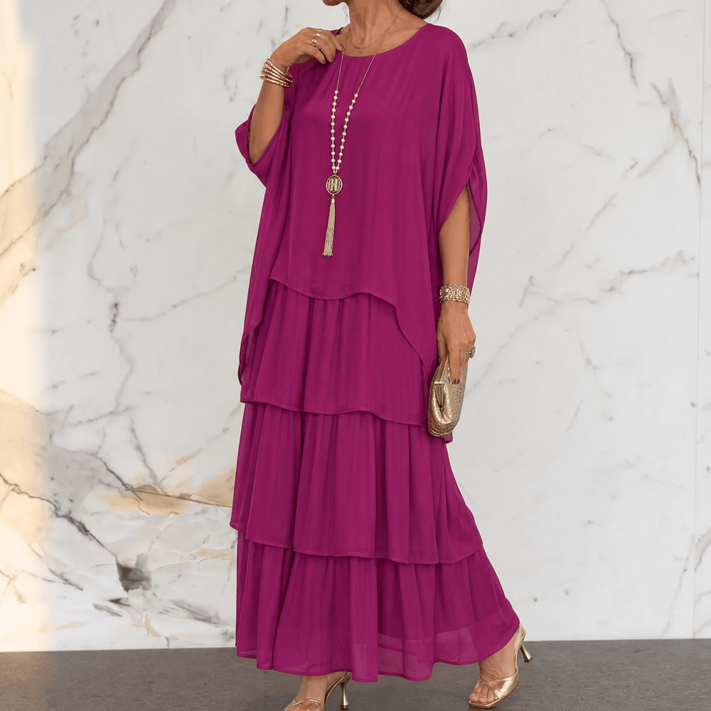 Marella – Women's Elegant Tiered Dress for Events