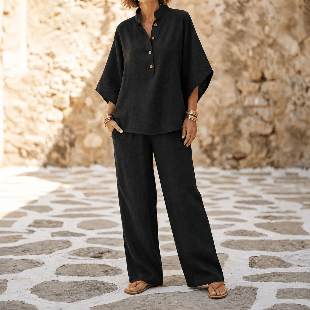 Marelle – Breezy Linen Two-Piece Set for Warm Days