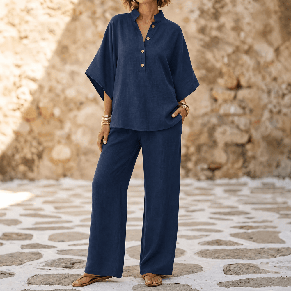 Marelle – Breezy Linen Two-Piece Set for Warm Days