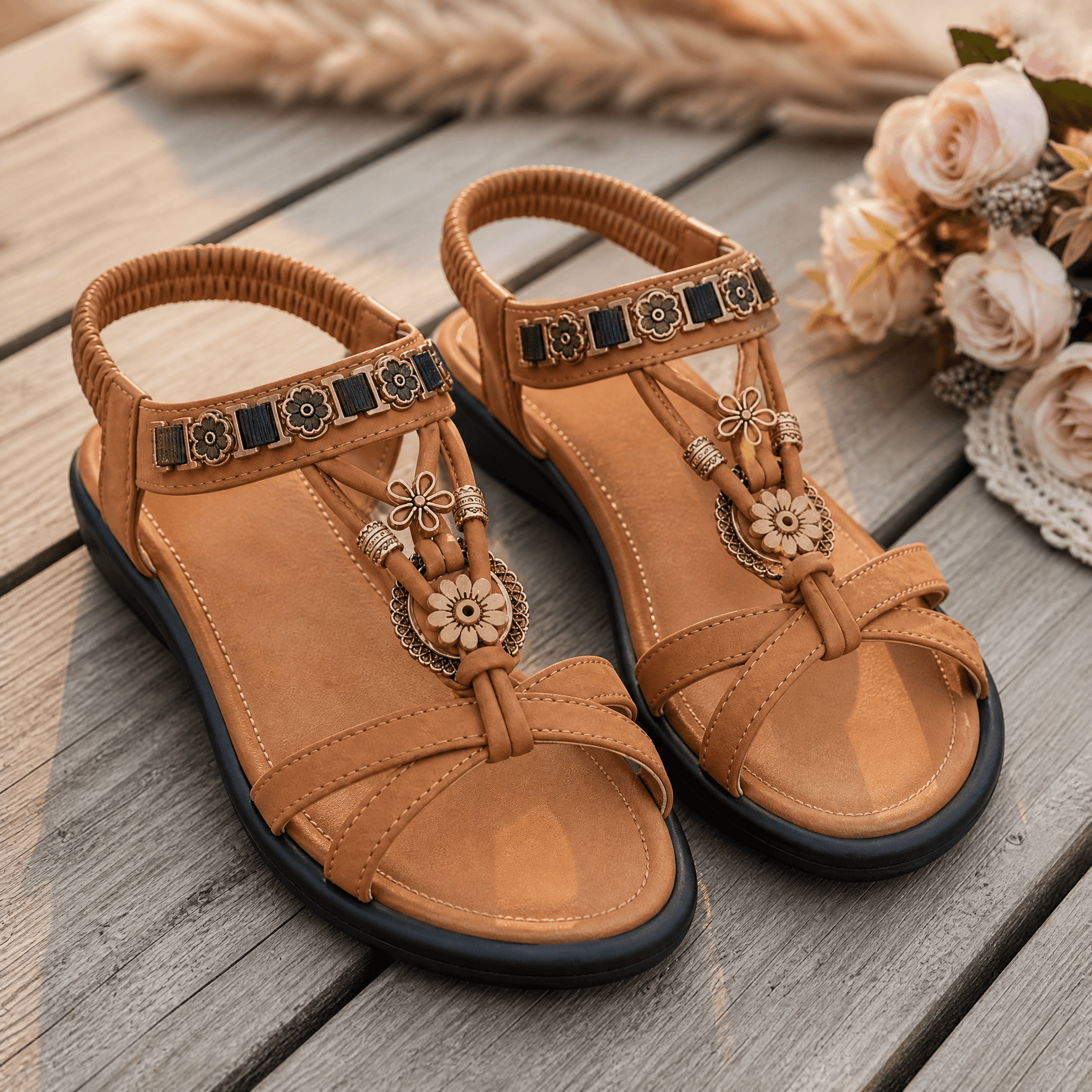 Marisol – Cushioned Boho Sandals