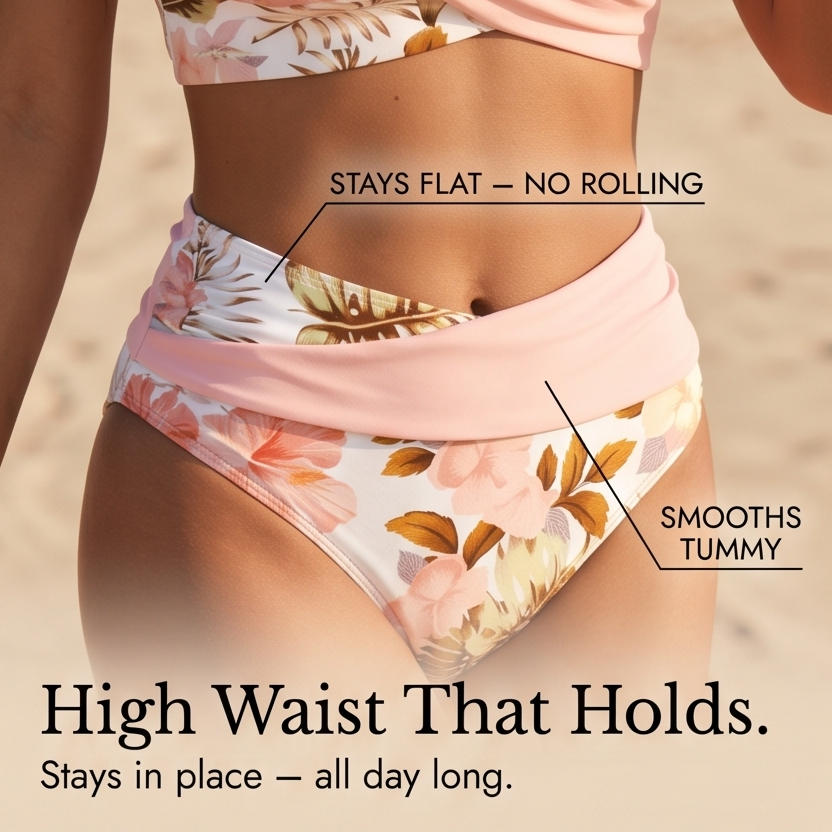 Marivela – Women's Tummy-Flattering Wrap Bikini Set