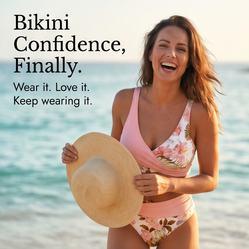 Marivela – Women's Tummy-Flattering Wrap Bikini Set