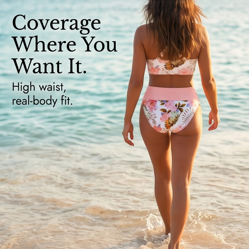 Marivela – Women's Tummy-Flattering Wrap Bikini Set